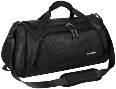 Mouteenoo Sports Travel Duffel Gym Bag for Men Women with Shoes Compartment